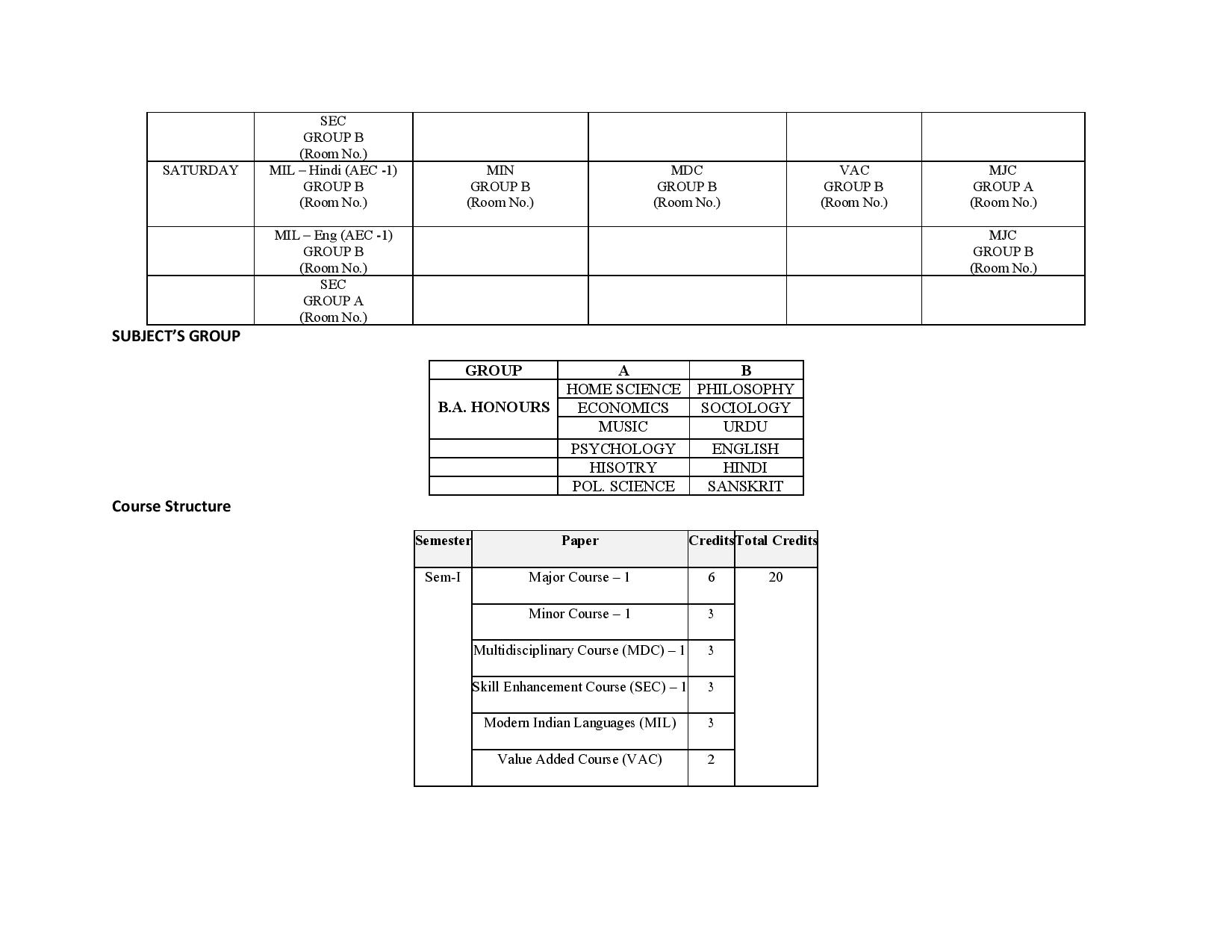 class-routine-rohtas-mahila-college